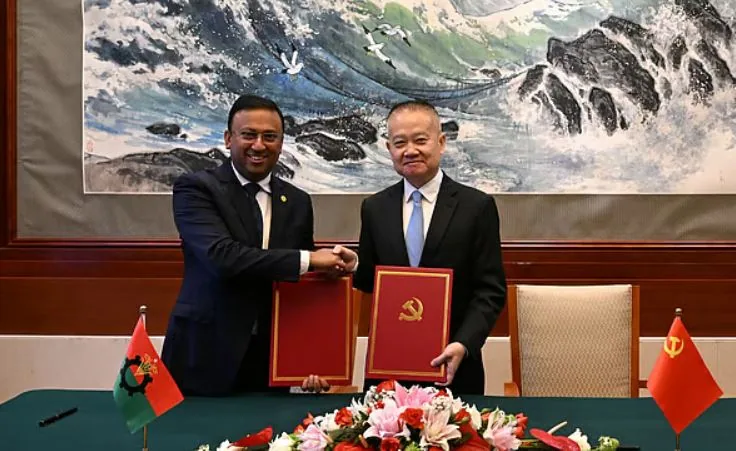 বিএনপি ও চীনের কমিউনিস্ট পার্টির মধ্যে সমঝোতা স্মারক সই