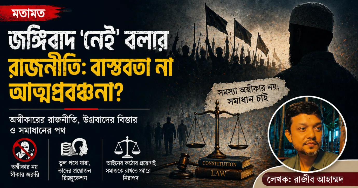 জঙ্গিবাদ ‘নেই’ বলার রাজনীতি: বাস্তবতা না আত্মপ্রবঞ্চনা?