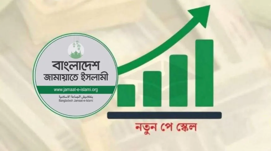 নিম্ন গ্রেডের ১০০ শতাংশ বেতন ধরে পে-স্কেল বাস্তবায়নের রূপরেখা দিল জামায়াত