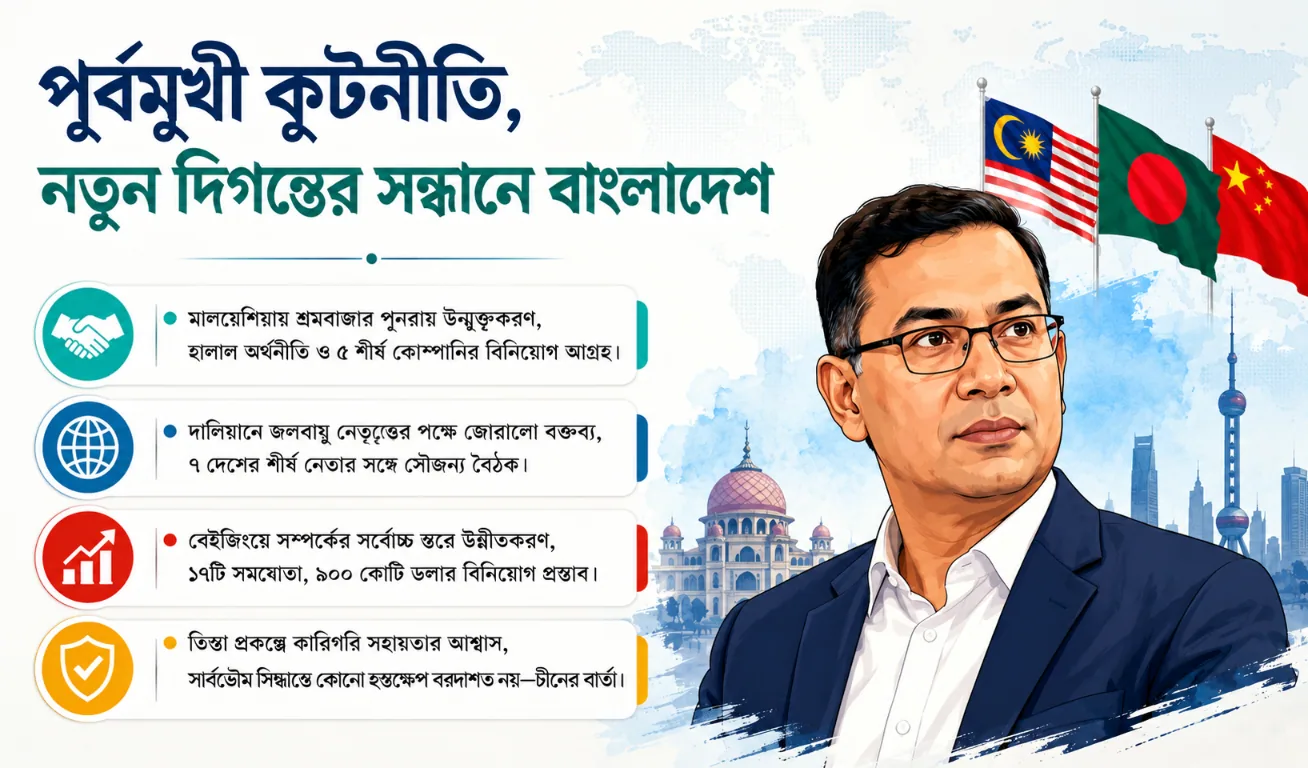 বেইজিং থেকে পুত্রজায়া: বাংলাদেশের নতুন কূটনৈতিক রূপরেখা