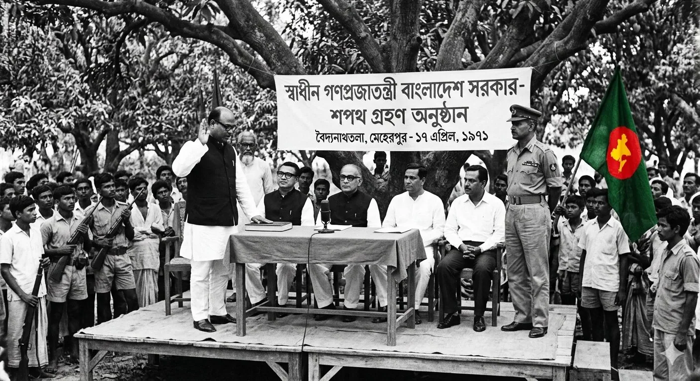 রাজনৈতিক সংকীর্ণতায় মুজিবনগর সরকারের ইতিহাস