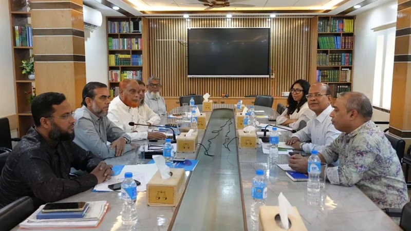 জামায়াত নেতাদের সঙ্গে ‘ডেমোক্রেটিক ইন্টারন্যাশনাল’ এর প্রতিনিধি দলের বৈঠক