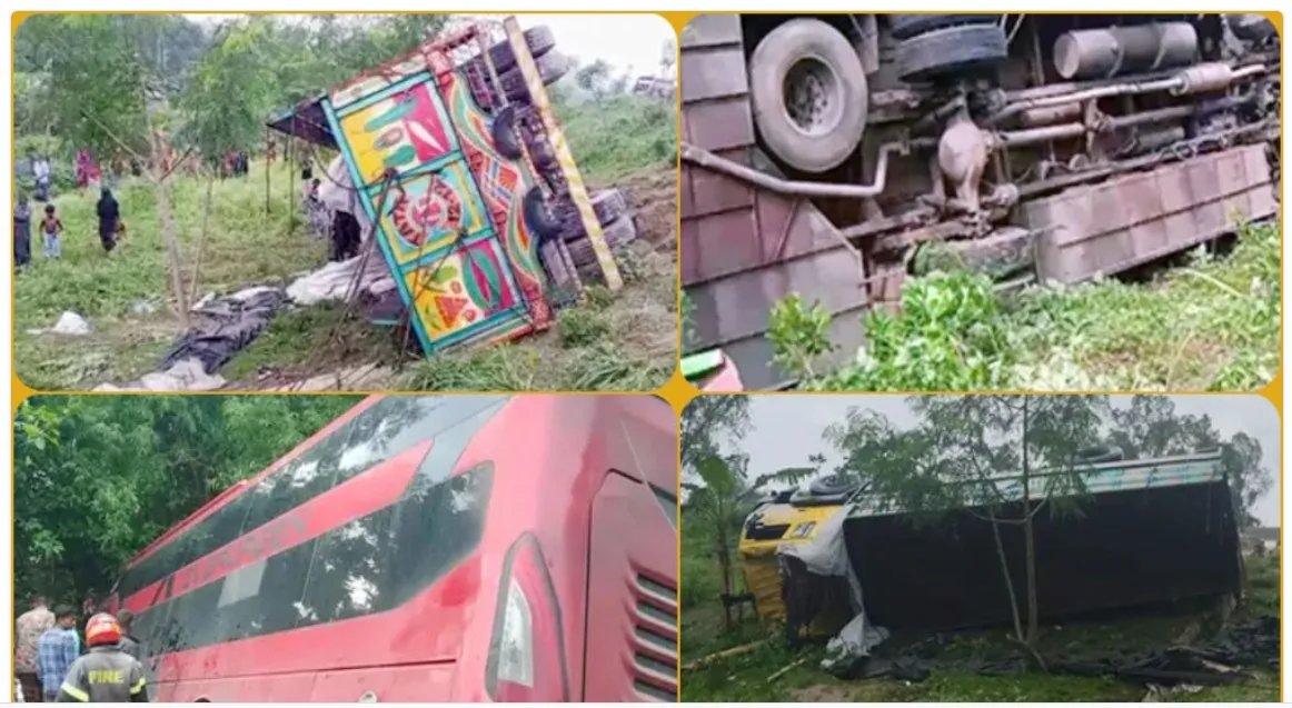 ৫ জেলায় সড়ক দুর্ঘটনায় প্রাণ গেল ২৩ জনের