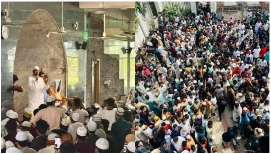 নাসীরুদ্দীন পাটওয়ারীর প্রবেশের পর মসজিদে হুড়োহুড়ি-ধাক্কাধাক্কি, আহত কয়েকজন