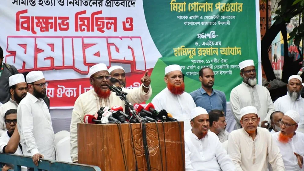দেশের জনগণ আধিপত্যবাদের কাছে মাথানত করেনি, করবে না: গোলাম পরওয়ার
