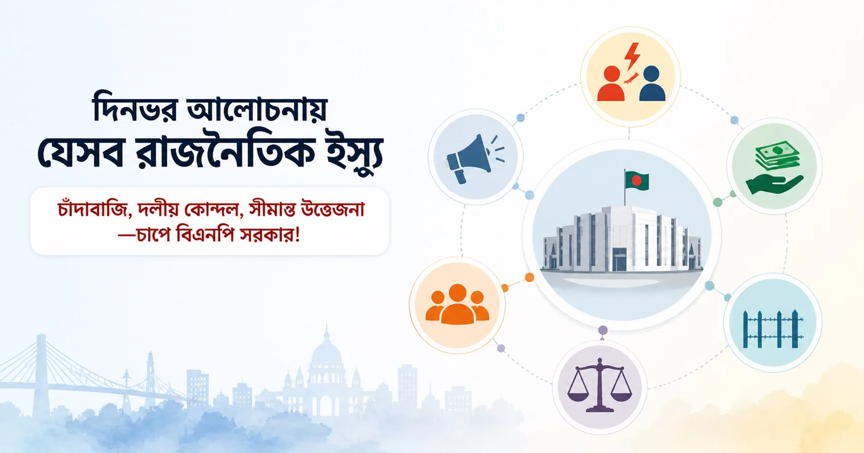 বড় দলগুলোতে বাড়ছে অস্বস্তি, আলোচনায় নতুন সমীকরণ