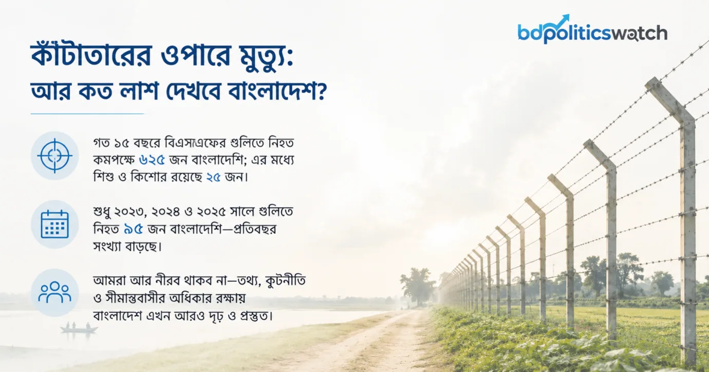 সীমান্তে থামছে না মৃত্যু, কূটনীতি কি যথেষ্ট?