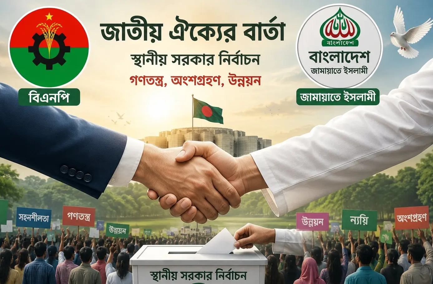 জাতীয় ঐক্যের বার্তা স্থানীয় সরকার নির্বাচনে প্রতিফলিত হবে তো ?