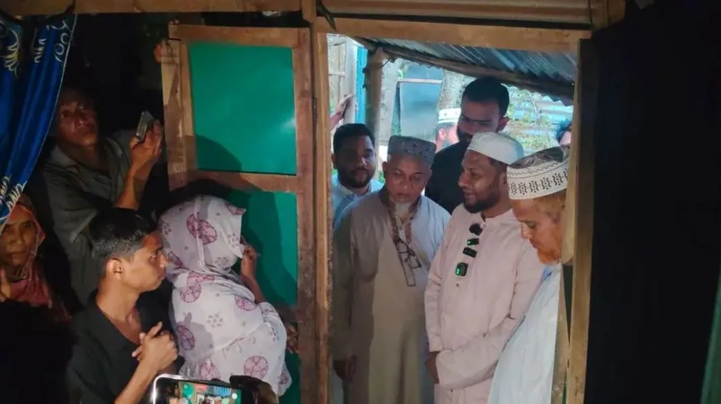 বিএসএফের গুলিতে নিহত মুরসালিনের বাসায় জামায়াত নেতারা