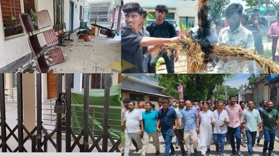 ‘নিয়োগ কম পাওয়ায়’ এখন পর্যন্ত ১৮ ইউএনও কার্যালয়ে হামলা-ভাঙচুর-বিক্ষোভ ছাত্রদল-বিএনপিপন্থীদের