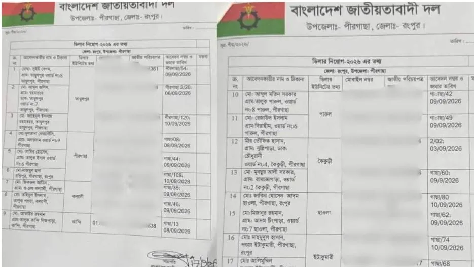বাদ যায়নি নেতাদের স্ত্রী-কন্যা, একাকার বিএনপি-আওয়ামী লীগ-জাপা-জামায়াত